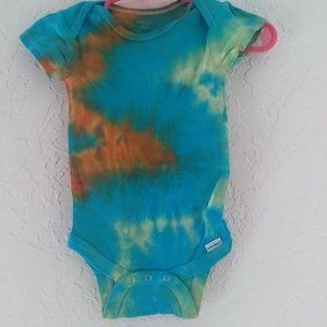 Homemade baby tie dye 3-6 months
